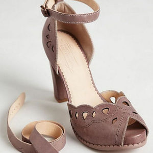 Anthropologie Marlene Peep-Toes Open Toe High Heels Sandals By Timberland Size 9